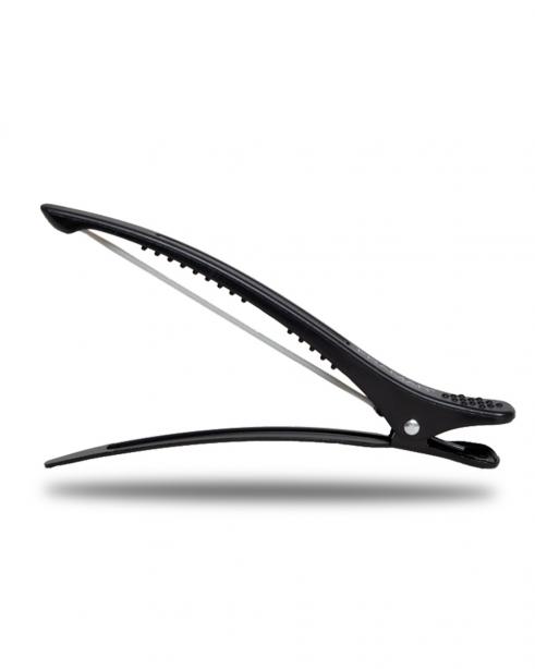 Затискачі з резинкою чорні Super Sectioners Black 4 шт - фото 1