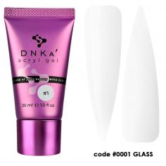 DNKa’ Аcryl Gel полігель в тубі-#0001 Glass (clear)