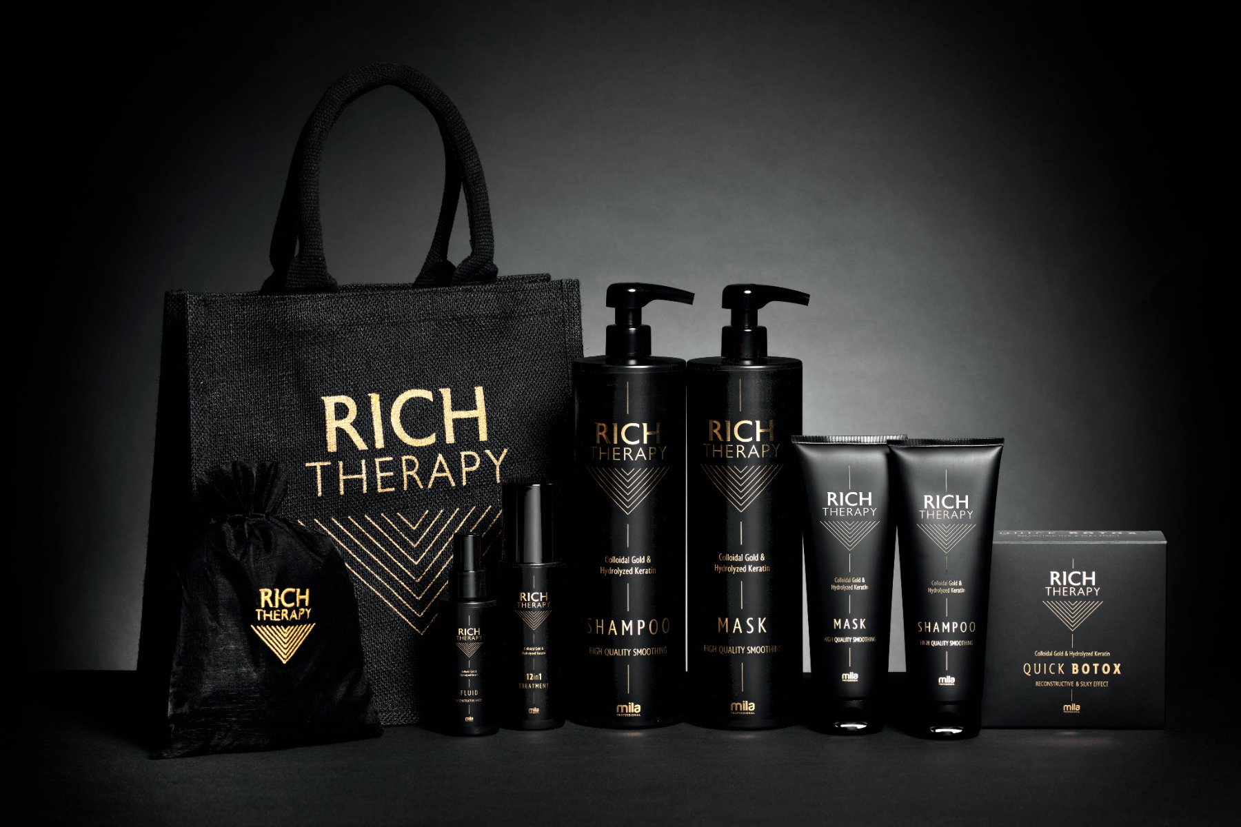 Кератинове відновлення з колоїдним золотом Rich Theraphy (1x fluid + 1x booster) 25 мл - фото 3