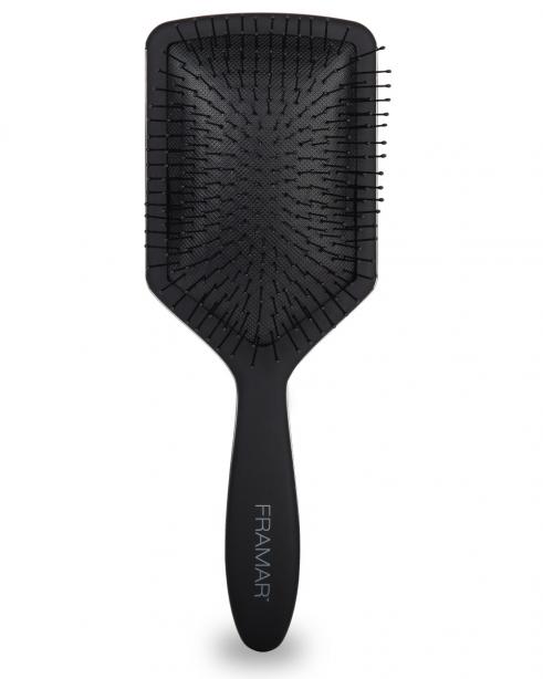щітка лопата Framar чорна, Framar paddle brush black to the future купити , щітка для розчісування довгого волосся , Framar щітка для волосся , антистатична щітка Framar, щітка paddle brush відгуки , щітка лопата для густого волосся , професійна щітка для