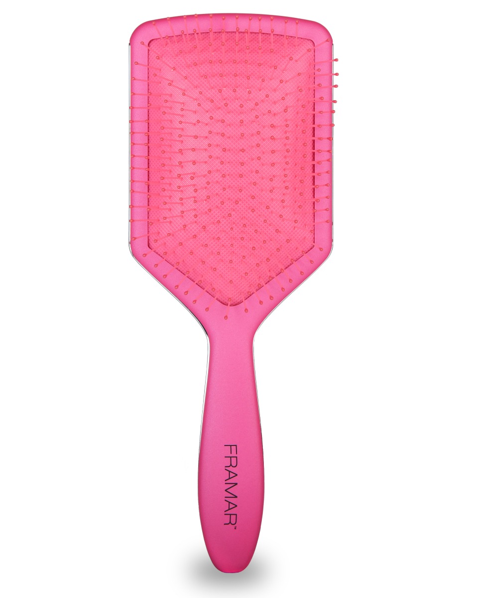 щітка лопата Framar рожева, Framar paddle brush pink купити , щітка для розчісування довгого волосся , Framar щітка для волосся , антистатична щітка Framar, щітка paddle brush відгуки , щітка лопата для густого волосся , професійна щітка для перукаря, щіт