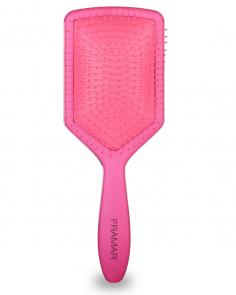 щітка лопата Framar рожева, Framar paddle brush pink купити , щітка для розчісування довгого волосся , Framar щітка для волосся , антистатична щітка Framar, щітка paddle brush відгуки , щітка лопата для густого волосся , професійна щітка для перукаря, щіт