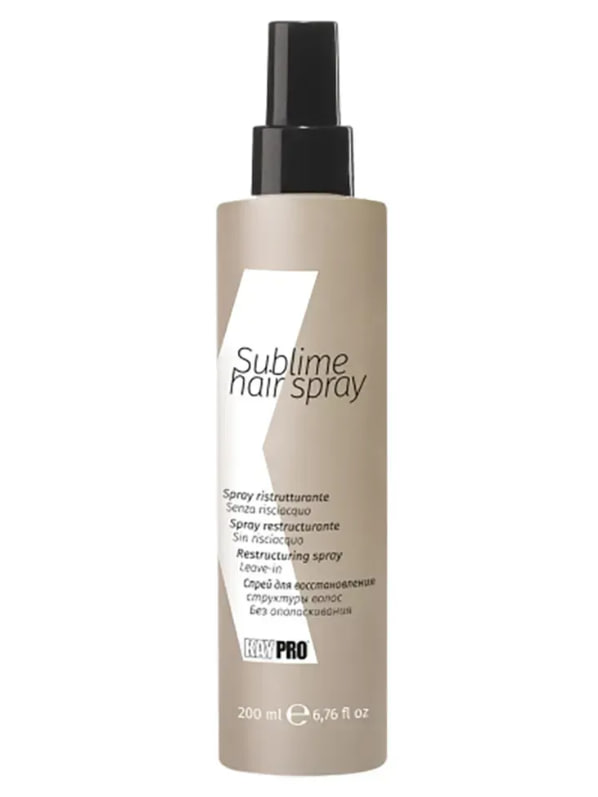 Незмивний спрей для відновлення пошкодженого волосся 200мл Sublime 
