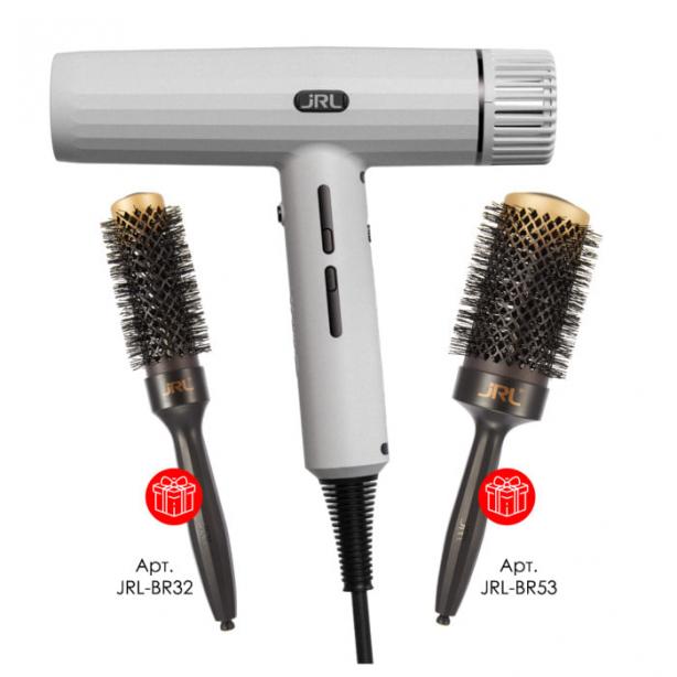Акційний набір фен JRL Forte Pro H щітки JRL-BR32 та JRL-BR3 в подарунок