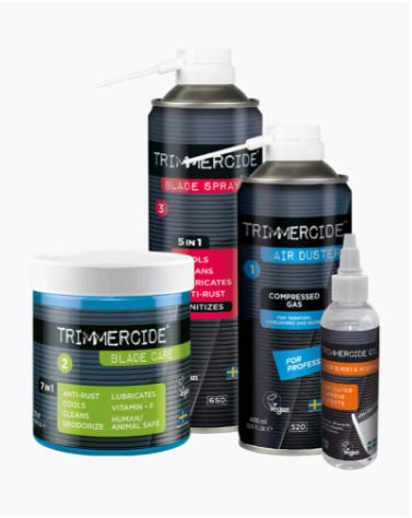 Акційний набір засобів для догляду за машинками 4шт в наборі, Trimmercide Start Set, D040145