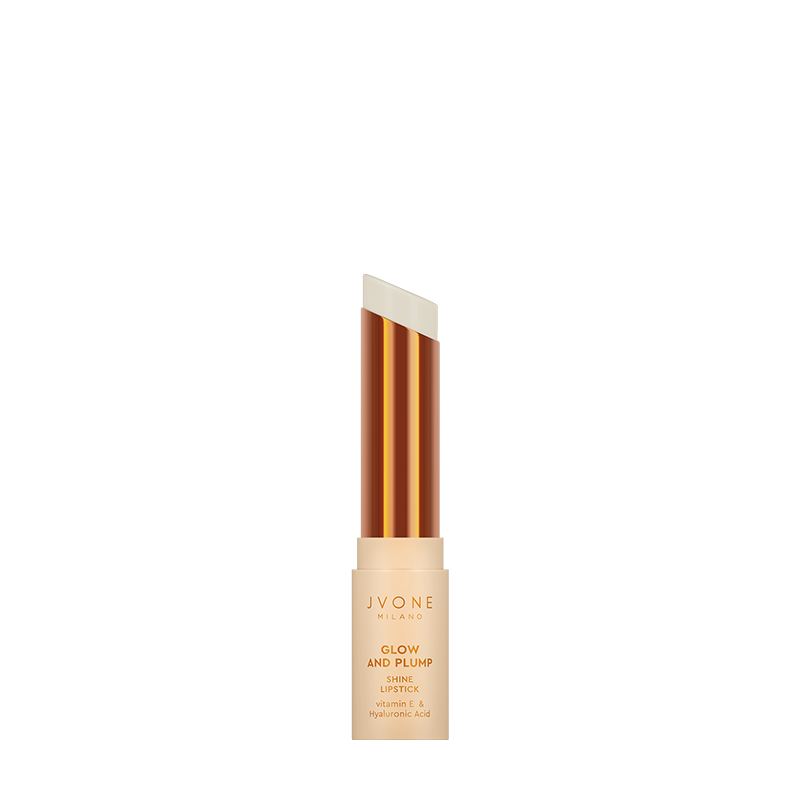 Сяюча помада glow and plump shine lipstick - 01 transparent