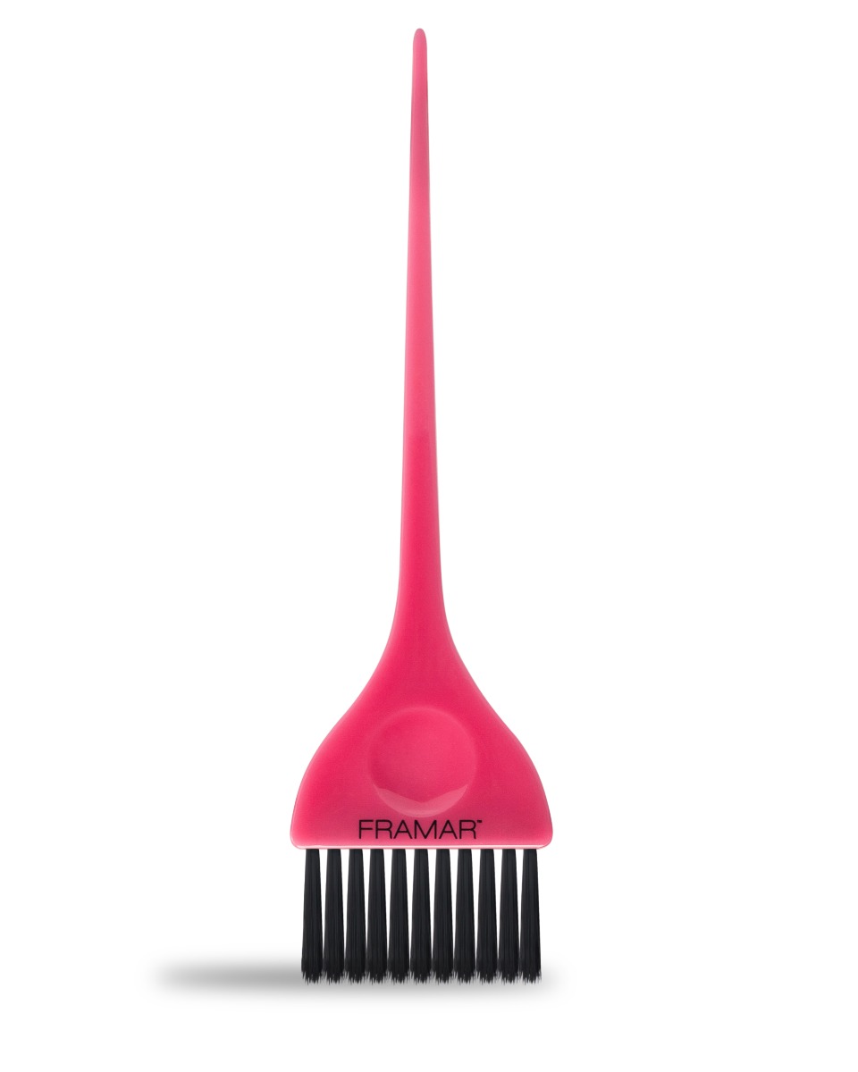 Пензлик для фарбування рожевий , Framar Classic Color Brush Pink , купити рожевий пензлик фрамар , framar пензлик для фарбування , купити професійний пензлик для фарбування , пензлик для колориста 

