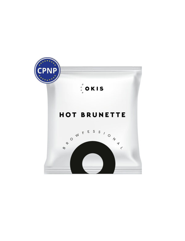Саше для брів HOT BRUNETTE з екстрактом хни OKIS BROW (без окислювача)