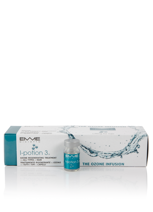 Відновлюючі озонові ампули з ефектом ліфтингу , I-potion 3 Ozone Treatment , емме ампули для відновлення , купити ампули для ліфтингу волосся