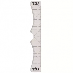 ZOLA Лінійка бровіста без резинки