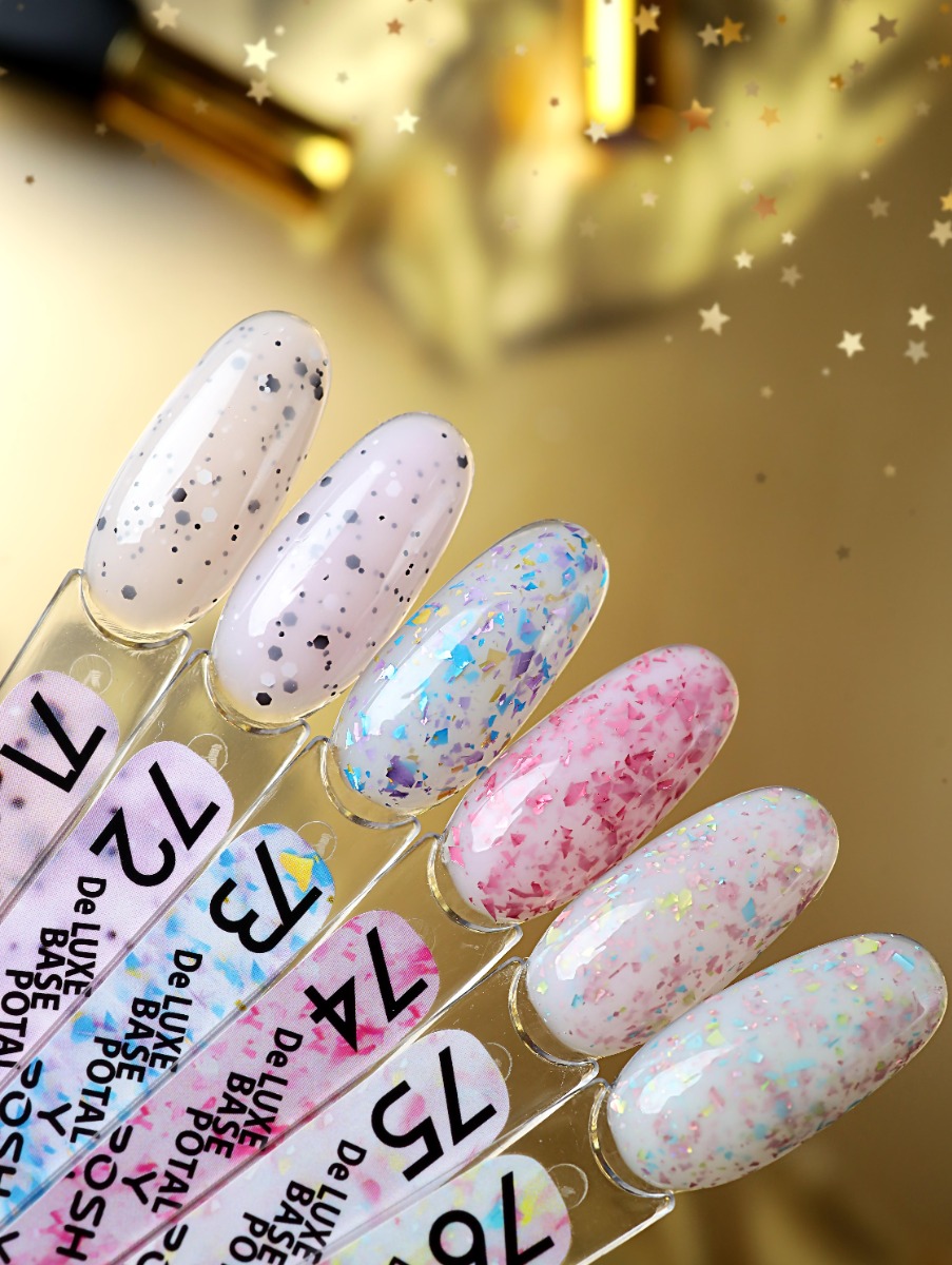 Кольорова каучукова база De LUXE 12мл - фото 12