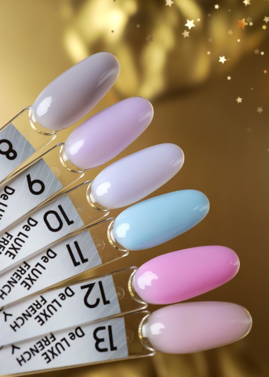 Кольорова каучукова база De LUXE 12мл - фото 3