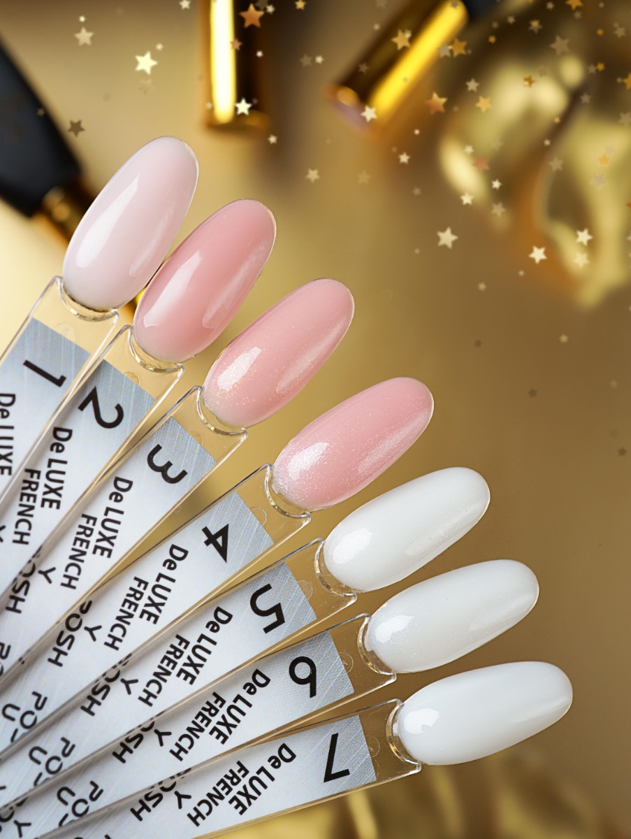 Кольорова каучукова база De LUXE 12мл - фото 2