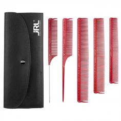 Фірмовий набір 5-х гребінців JRL, для стилювання зачісок, преміум серія