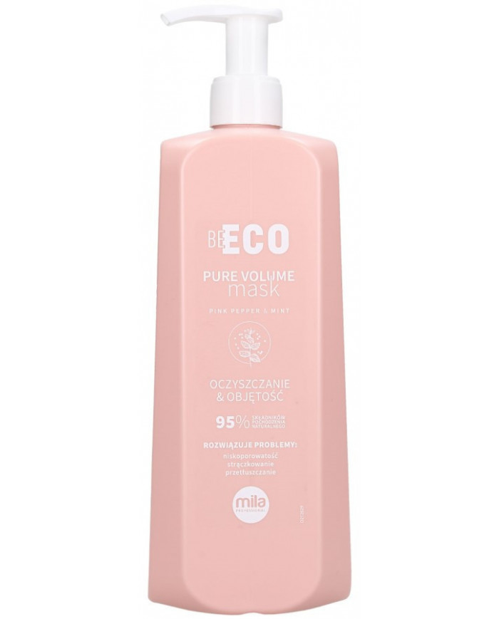 Маска для об'єму та зміцнення структури волосся Be Eco Pure Volume 