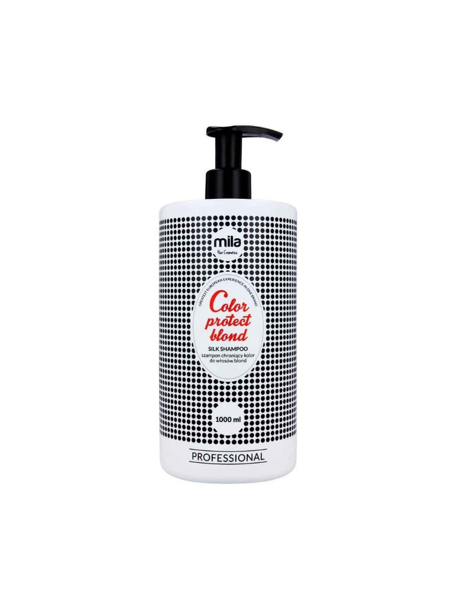 color protect blond , купити шампунь для захисту кольору , сілк шампунь , silk shampoo , міла шампунь , mila professional , колор протект блонд
