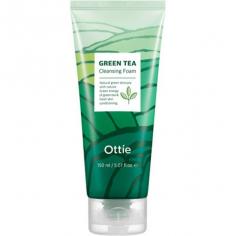 Зволожуюча пінка для обличчя з екстрактом зеленого чаю Ottie - 150 мл