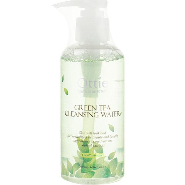 Міцелярна вода для зняття макіяжу з екстрактом зеленого чаю Ottie 