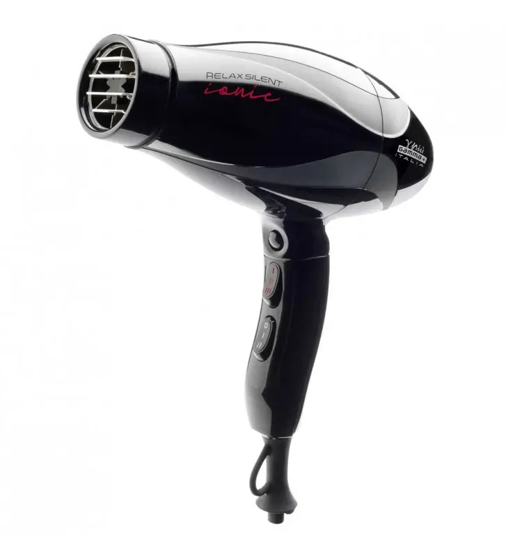 GAMMA PIU Фен RELAX SILENT IONIC!! Black 1800-2100 W