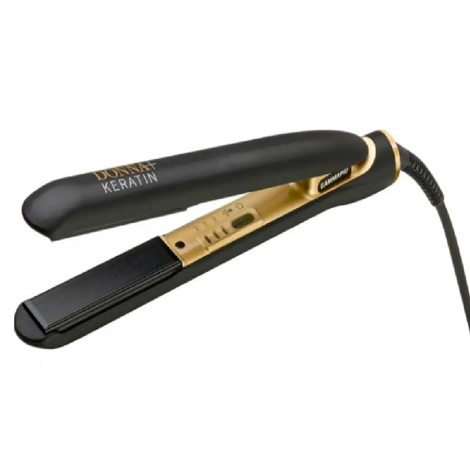 GAMMA PIU Утюжок DONNA+ KERATIN Black\/gold