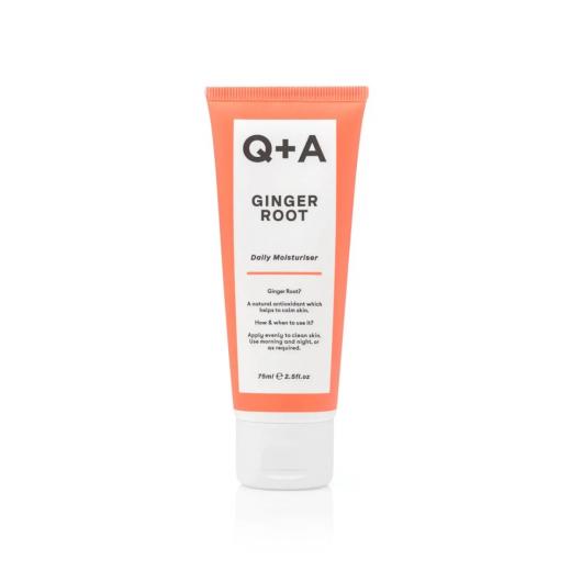 Зволожуючий крем для обличчя на основі кореня імбиру Q+A Ginger Root Daily Moisturiser 75ml - фото 1