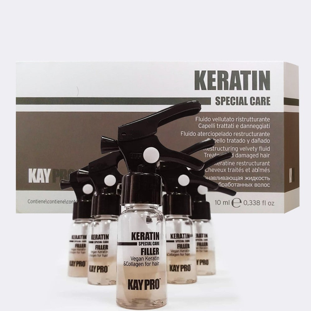  Фiллер з кератином  12 ампул  Keratin - фото 2