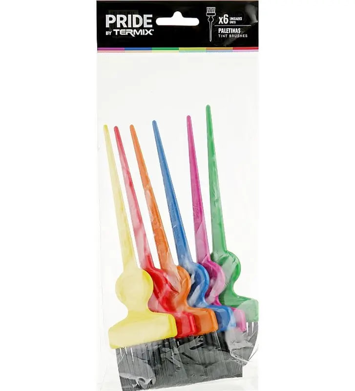 Пензлик для фарбування (кольоровий набір 6 шт)