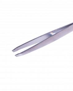 ZOLA Пінцет професійний для брів SILVER (скошений)