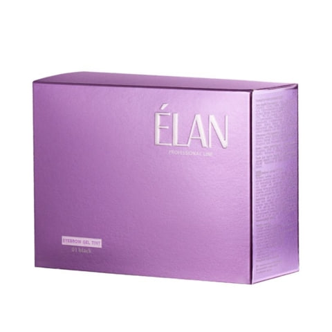 Набір 01 фарба для брів+окисник+арган.олія+тонік - чорний