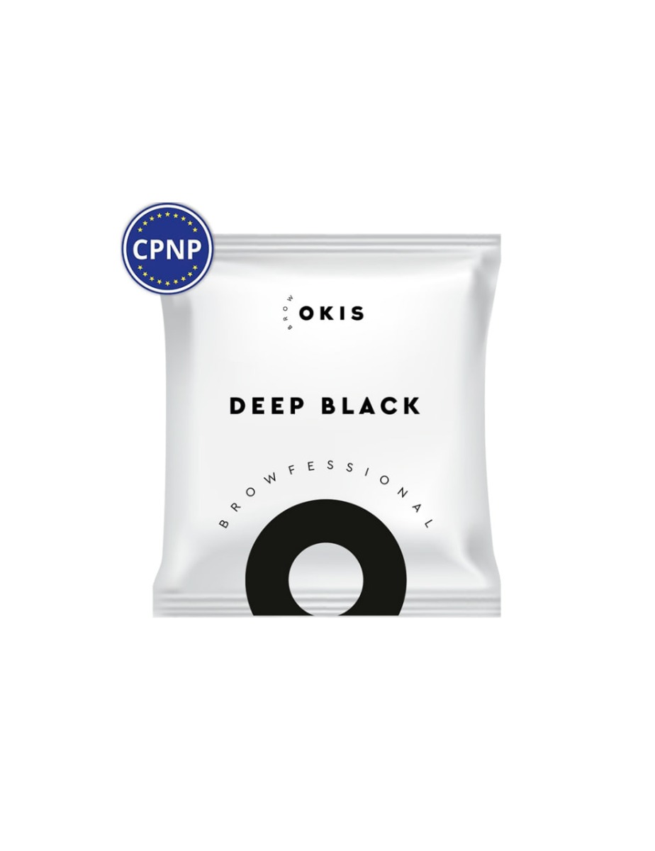 Саше для брів DEEP BLACK з екстрактом хни OKIS BROW 5 мл  (без окислювача)