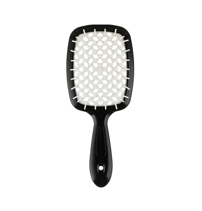 Гребінець для волосся Janeke Superbrush 1830 the Original Italian-Чорно-білий