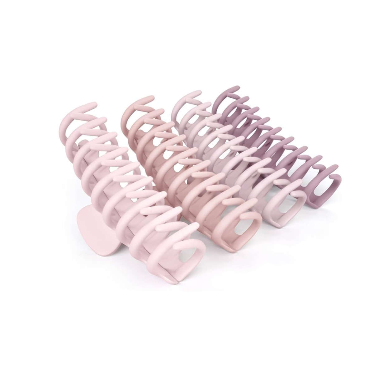 Зажими для волосся краб Claw Clips Blush 4 шт  - фото 2