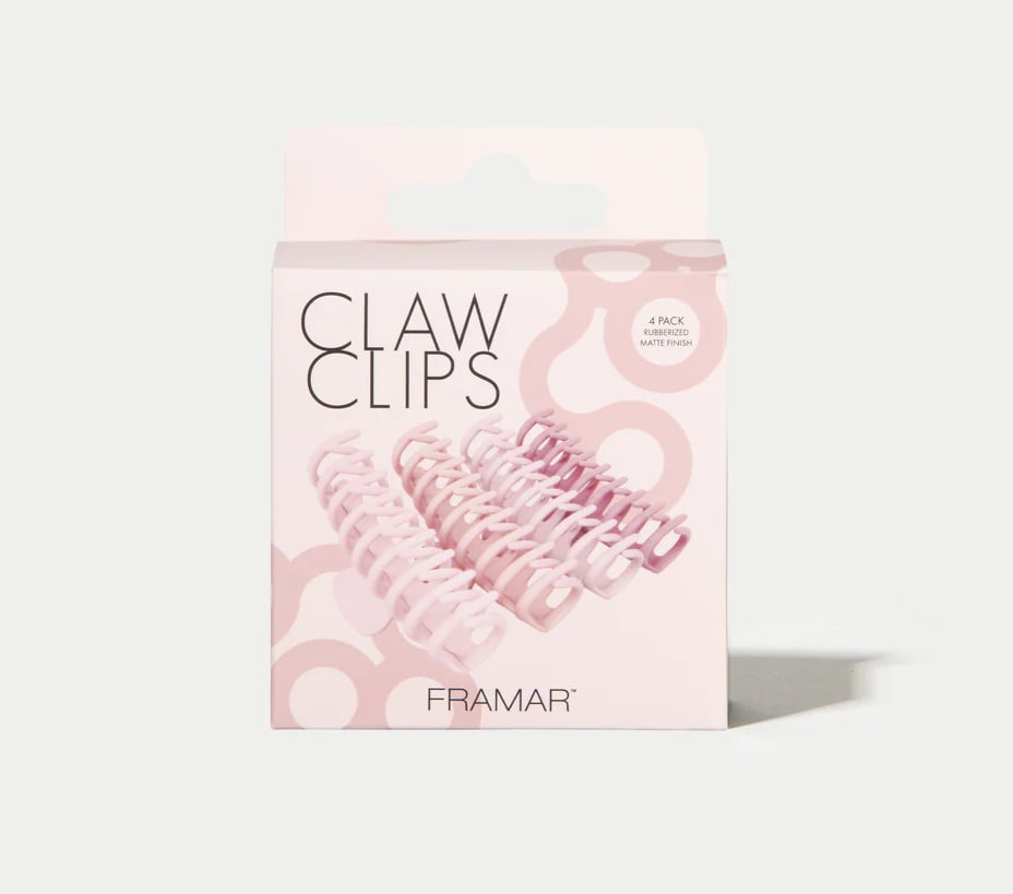 Зажими для волосся краб Claw Clips Blush 4 шт  - фото 3