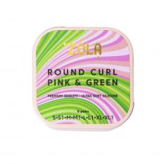 ZOLA Валики для ламінування Round Curl Pink & Green (S, S1, M, M1, L, L1, XL, XL1)