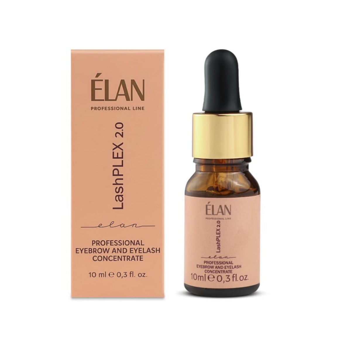 Професійний концентрат для догляду за бровамита віями: LASHPLEX 2.0 10 мл