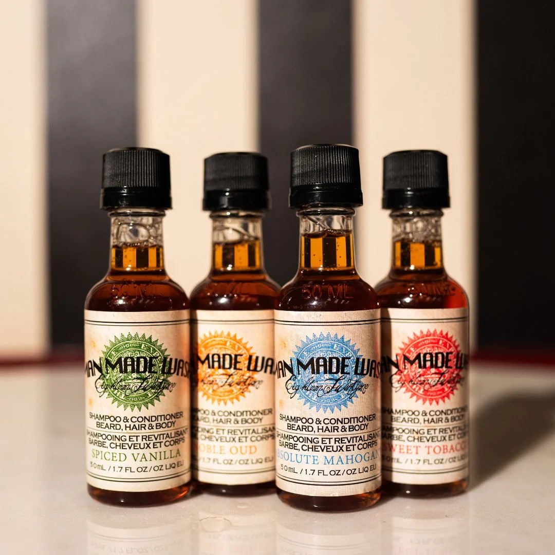 3 в 1 шампунь, кондиціонер та гель для душу для волосся, бороди Spiced Vanilla 50мл - фото 2