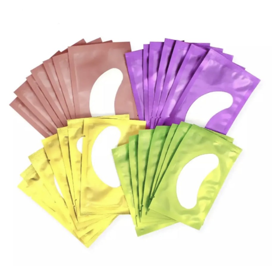 Патчі під очі на гідрогелі для ламінування та наращування вій 1шт 