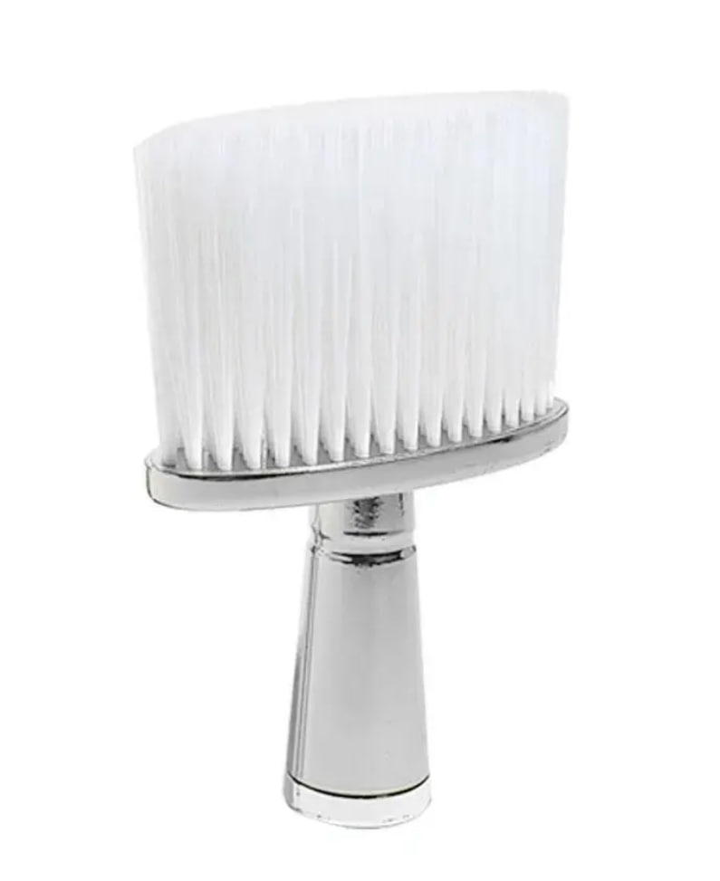 Щітка змітка білий ворс срібло/золото