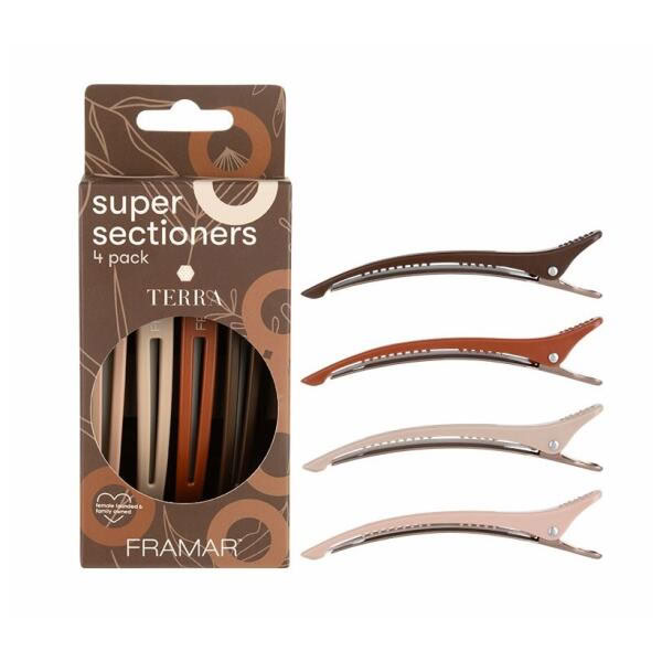 Затискачі з резинкою Super Sectioners Neutrals Terra