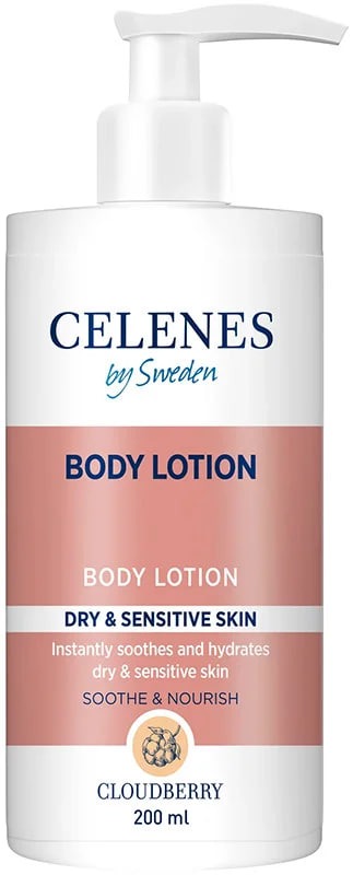 Celenes Лосьйон для тіла з морошкою для сухої та чутливої шкіри, 200 мл 