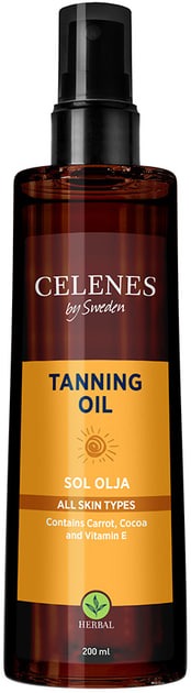 Celenes Олія для засмаги, 200мл 