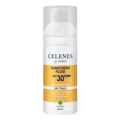 Celenes Сонцезахисний флюїд Dry Touch SPF30+, 50мл 