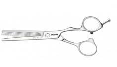 Ножиці філірувальні 6.0" 43 зубці Xena для стрижки професійні Jaguar Silver Line