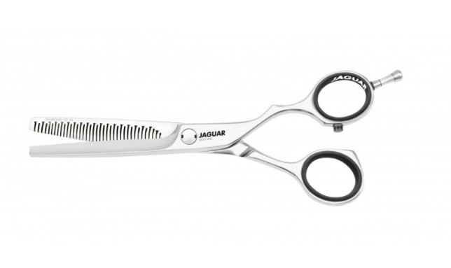 Ножиці перукарські Jaguar Gold Line Diamond E 39 (філіровочні, 5.5) J-21555
