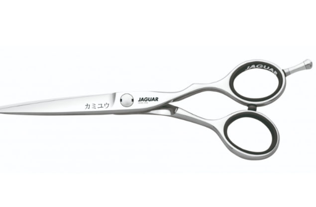 Ножиці прямі 5.25" Japan Kamiyu для стрижки професійні Jaguar Gold Line
