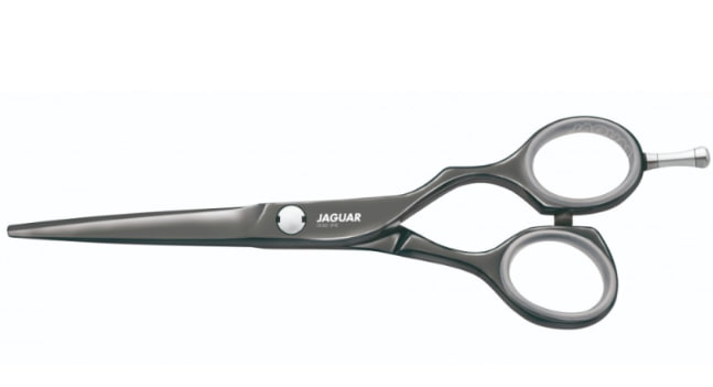 Ножиці прямі 6.0" Diamond E Titan для стрижки професійні Jaguar Gold Line