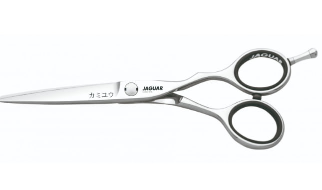 Ножиці прямі 6.5" Japan Kamiyu для стрижки професійні Jaguar Gold Line