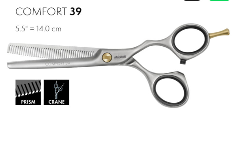 Філірувальні ножиці для стрижки Prestyle Comfort 39 5,5