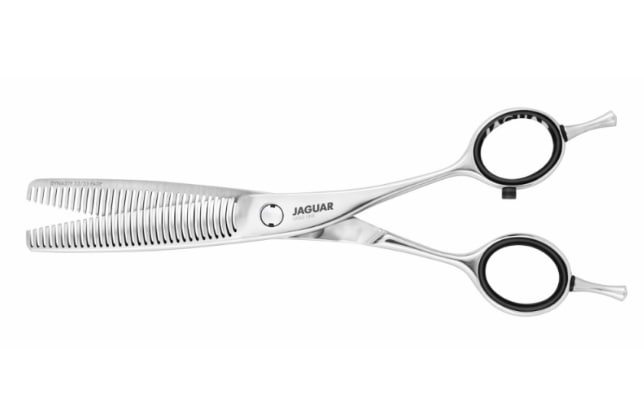 Ножиці філірувальні 6.0" 33/33 зубці Dynasty Fade для стрижки професійні Jaguar Gold Line арт. J-22604