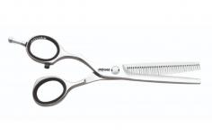 Ножиці філірувальні для шульги 5.25" 39 зубців Diamond E Left для стрижки професійні Jaguar Gold Line арт. J-24526